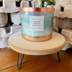 Fresh Spring Morning 3 Wick Candle BBW